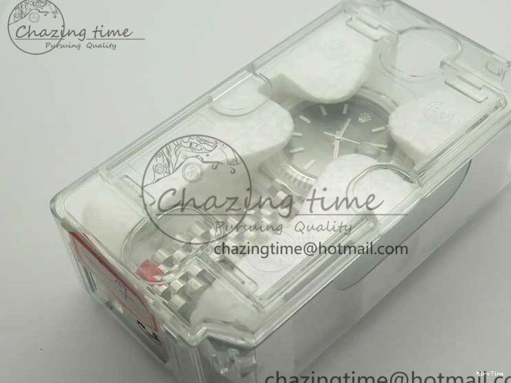 MiroTime 0219 DateJust 41 126334 SS REF 1:1 Best Edition Gray Dial Stick Markers on Jubilee Bracelet A3235 Clone V OdorResistant 3382